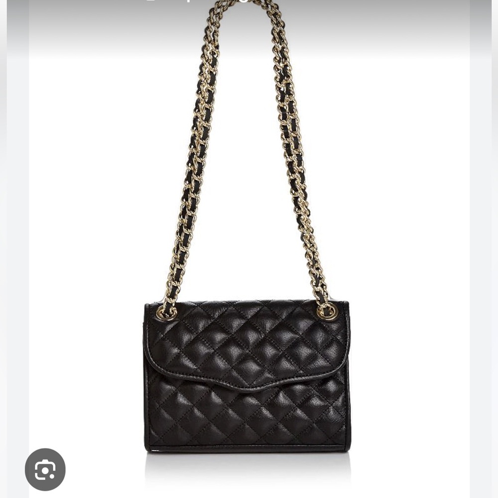 Rebecca Minkoff Mini Affair Quilted Leather Bag EUC Black